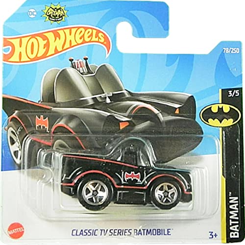 Hot Wheels Classic TV Series Batmobile Batman 3/5 (78/250) 2022 Short Card + Blister & Card Protector Pack Friki Monkey