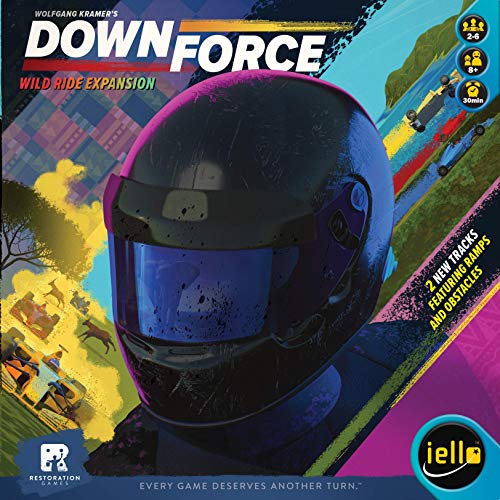 IELLO IEL51684 Downforce: Wild Ride Juego de Mesa de expansión