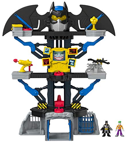 Imaginext- DC Batman Súper Friends Transforming Batcave, Multicolor (Fisher Price CHH91)