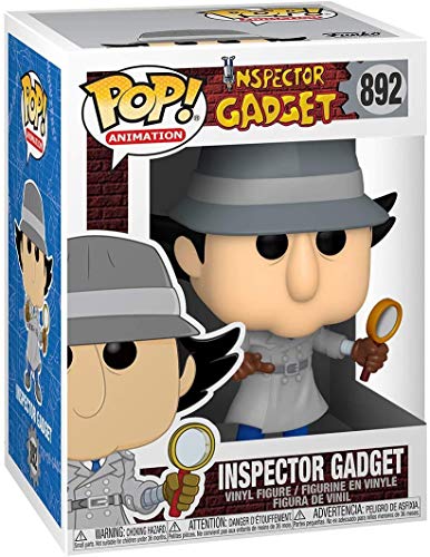 Inspector Gadget Pop #892 Pop Animation: Inspector Gadget Vinyl Figure (Bundled with EcoTEK Plastic Protector to Protect Display Box)