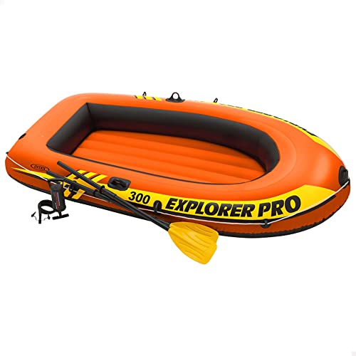 INTEX 58357NP - Barca hinchable Explorer Pro 200 con remos e hinchador