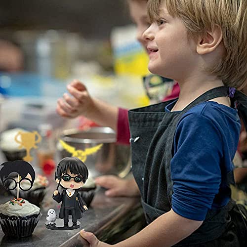 IWYKT 6 Piezas Mini Muñeca Decoración Fiesta de Cumpleaños Infantil Suministros para Decoración del Hogar Suministros para Decoración de Tortas de Cumpleaños