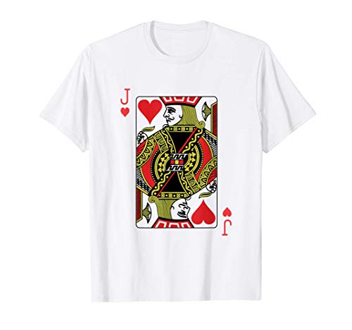 Jack of Hearts jugando al póquer de cartas Camiseta