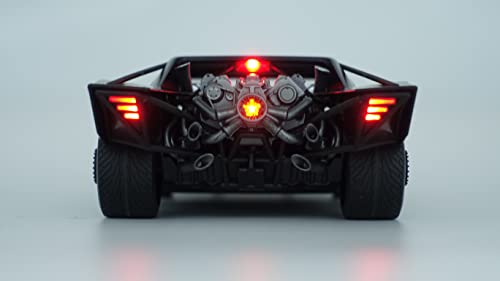 Jada Toys The Batman - Batmóvil coche metal, escala 1:18, con figura de metal, coleccionismo, color negro (253216002)