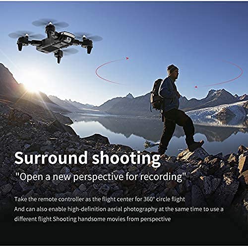 JHGF K2 GPS Drone 5G WiFi Equipado con Cámara Dual HD 4K De Gran Angular, Flujo Óptico, Altura Fija, FPV, Transmisión En Tiempo Real, Drone Profesional