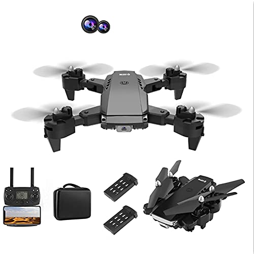 JHGF K2 GPS Drone 5G WiFi Equipado con Cámara Dual HD 4K De Gran Angular, Flujo Óptico, Altura Fija, FPV, Transmisión En Tiempo Real, Drone Profesional