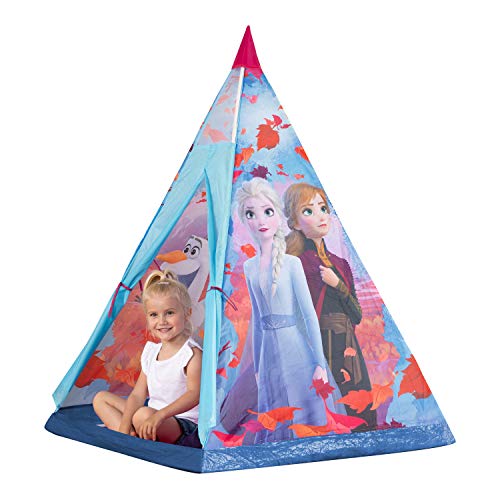 John Disney Frozen 75107A - Tipi - Tienda de campaña para niños, diseño de Frozen 2, Color Morado