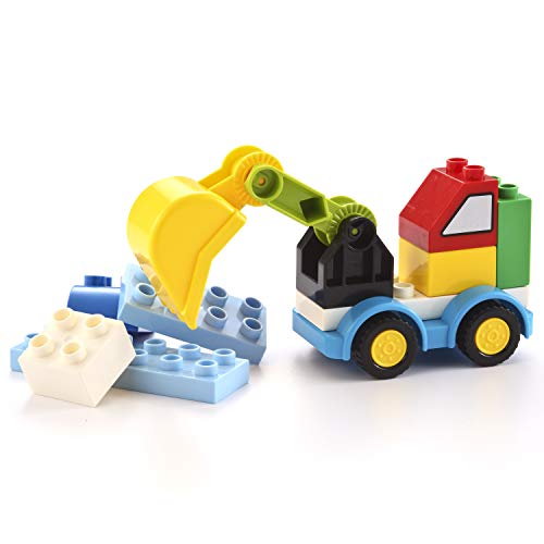 JOYIN 80-pcs bloques de construcción construir su propio juguete coches conjunto ladrillos lindo diferentes vehículos para niños