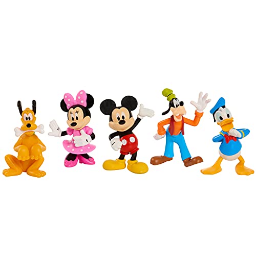 JP Mickey & Minnie JPL38769 Mickey Mouse - Juego de Figuras (5 Unidades), Multicolor
