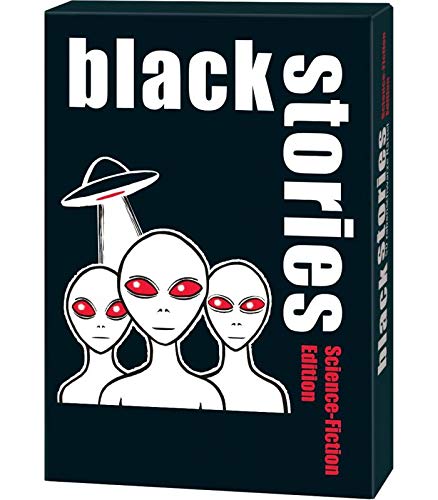 Juego de 3 juegos Black Stories: Science Ficción + Edition Polar + Black Stories 3 + 1 Yoyo Blumie.