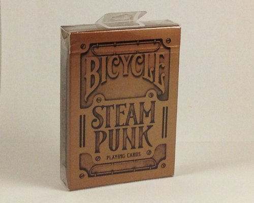 Juego de 54 cartas de estética steampunk - Bicycle