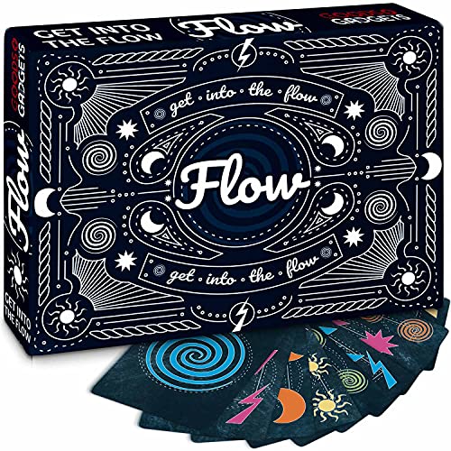 Juego de cartas Flow - El juego de fiesta para los adictos a la adrenalina en la velocidad - Poner a prueba sus reacciones y la velocidad - para 2-4 personas