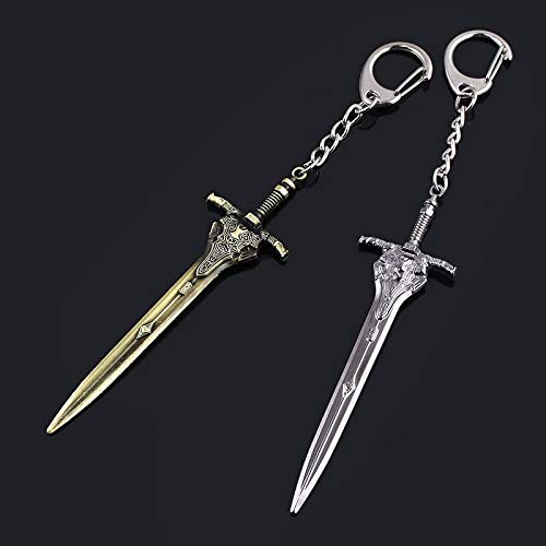 Juego de joyería Dark Souls 3 Artorias Sword Llaveros Abyss Walker Knights Sword Cosplay Colgantes Llavero para Hombres Joyería de Regalo