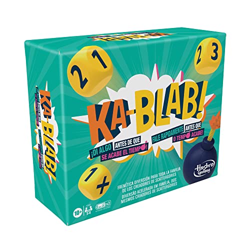 Juego KaBlab! - para familias, niños y Adolescentes de 10 años en adelante - Juego para 2-6 Jugadores - De los Creadores de Scattergories