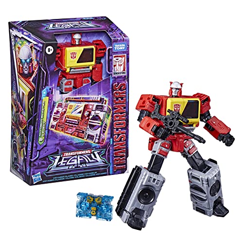 Juguetes Transformers Generations Legacy Clase Viajero - Figuras de Autobot Blaster & Eject - 17,5 cm - Edad: 8+