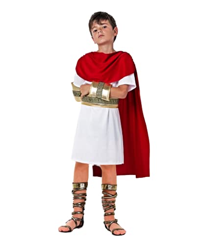 Juguetutto - Disfraz de romano con espada para niño (7-9 años)