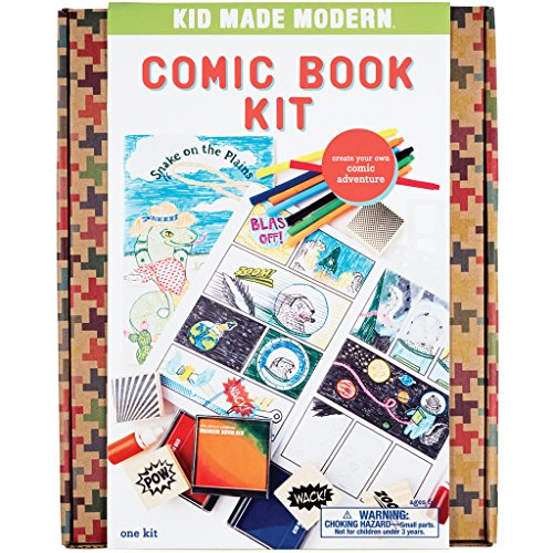 Kid Made Modern Comic Book Kit de Manualidades para niños, Multicolor (K006)