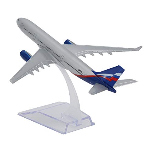 Kit de Modelo de avión de 16 cm, Modelo de avión de Metal de aleación de Alta simulación + Base + Soporte Juguetes voladores para niños Kits de Garaje para niños Niños Niñas(#2)