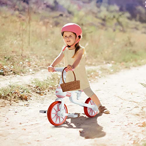 KORIMEFA Triciclos para Niños 4 en 1 Triciclos Bebes Triciclos evolutivos Bicicleta Bebe Triciclo Bicicleta para Niño y Niña de 1 a 4 años