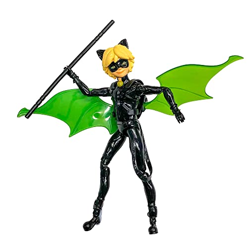 Ladybug: Figuras de Acción de Muñeco articulado Miraculous Ladybug – Cat Noir (Bandai P50403)
