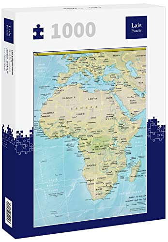 Lais Puzzle Mapa de África 1000 Piezas