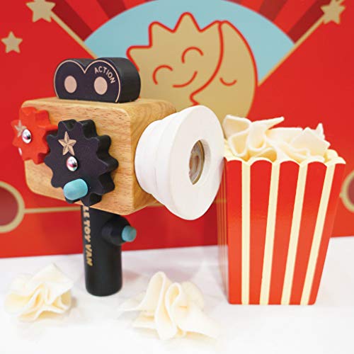Le Toy Van-Cámara de película (Hollywood Film Camera Premium Wooden Toy)