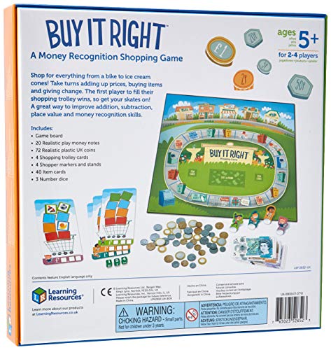 Learning Resources- Juego de Compras Buy it Right, Color (LSP2652-UK)