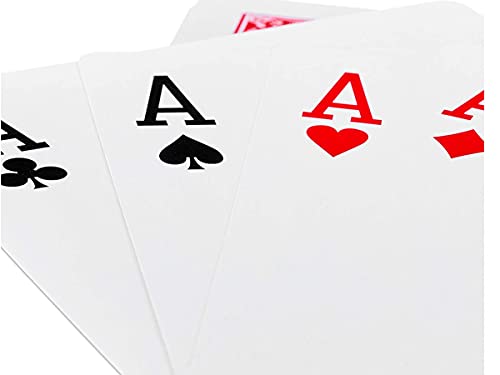 LEDLUX 2 Baraja Playing Cards Cartas Poker de plastico