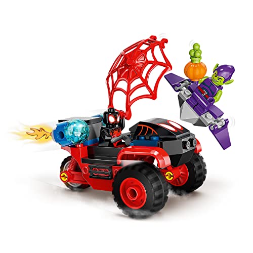 LEGO 10781 Marvel Spidey y su Superequipo Miles Morales: Tecnotrike de Spider-Man, Juguete para Niños y Niñas de 4 Años