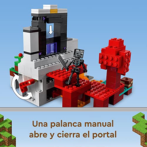 LEGO 21172 Minecraft El Portal en Ruinas Juguete de Construcción para Niños de 8 Años y Más con Mini Figuras