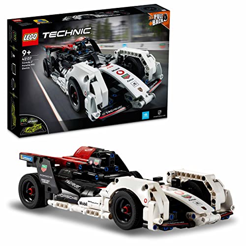 LEGO 42137 Technic Formula E Porsche 99X, Set de Construcción de Maqueta de Eléctrico Coche, Juguete con App de Realidad Aumentada