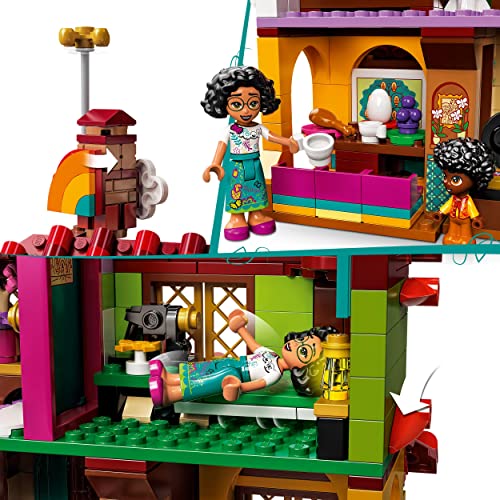 LEGO 43202 Disney Casa Madrigal, Juguete de Construcción de la Película Encanto, Casa de Muñecas, Idea de Regalo