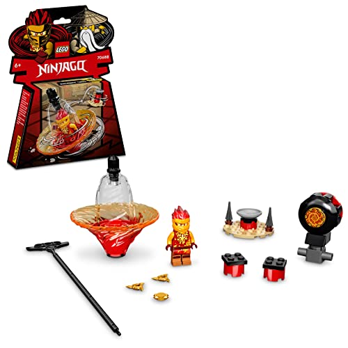 LEGO 70688 Ninjago Entrenamiento Ninja de Spinjitzu de Kai, Peonzas para niños, Juguete Giratorio de Acción para Niños de 6 Años