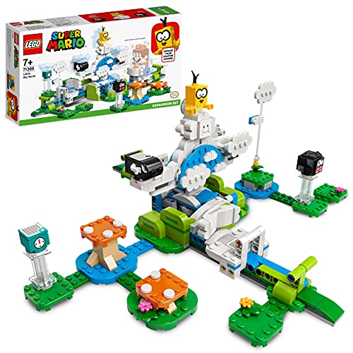 LEGO 71389 Super Mario Set de Expansión: Mundo Aéreo del Lakitu, Juguete de Construcción Coleccionable para Niños