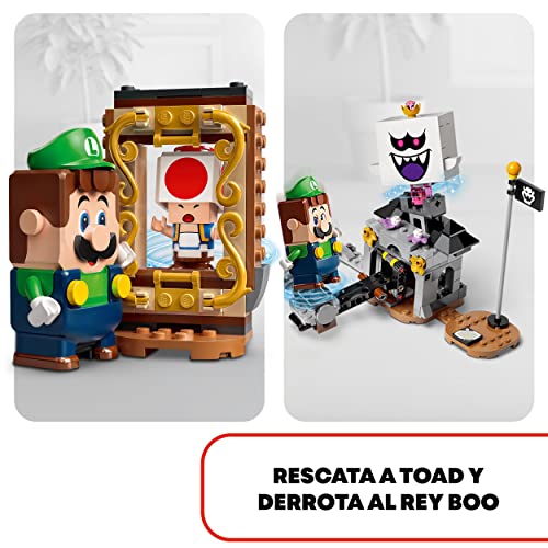 LEGO 71401 Super Mario Set de Expansión: Juego embrujado de Luigi’s Mansion, Juguete Construible con Figuras de Toad y Rey Boo