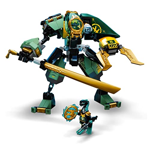 LEGO 71750 Ninjago Robot Hidro de Lloyd, Juguete de Construcción con Figuras de Acción Ninja, Set de Juego Submarino