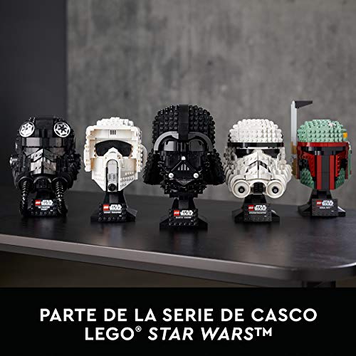 LEGO 75304 Star Wars Casco de Darth Vader, Maqueta para Construir para Adultos, Día del Padre Regalos Originales, Decoración, Modelo Coleccionista