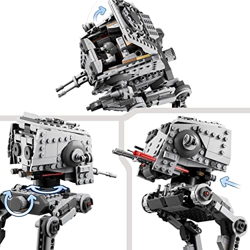 LEGO 75322 Star Wars AT-ST de Hoth, Set de Juego con Walker, Chewbacca y Figura de Droide, Regalos para Padres, Película El Imperio Contraataca