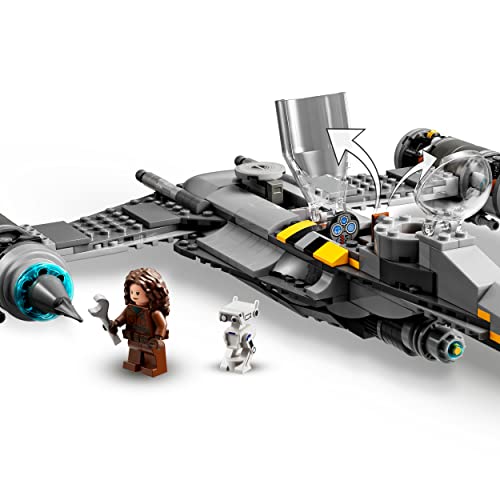 LEGO 75325 Star Wars Caza Estelar N-1 de The Mandalorian, Set de El Libro de Boba Fett con Mini Figuras de Baby Yoda y Droide, Juguete Construible para Niños