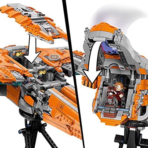 LEGO 76193 Marvel Nave de los Guardianes de la Galaxia, Juguete de Construcción de Vengadores con Mini Figuras de Superhéroes