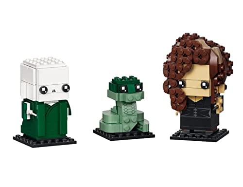 Lego Brickheadz Harry Potter, Hermione, Ron Weasley, Hagrid 4095 + Lord Voldemort, Nagini, Bellatrix Lestrange 40496 - Juego de 40496