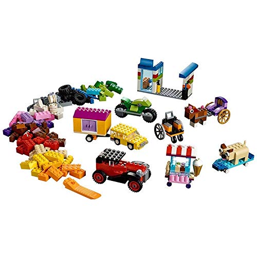 LEGO Classic 10715 Bricks on a Roll - Juego de construcción de vehículos creativos (442 piezas)