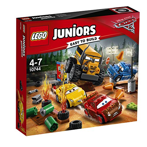 LEGO Juniors - Carrera Crazy 8 en Thunder Hollow, Multicolor, Miscelanea, 1 Unida, Modelos / Colores Surtidos, (10744)