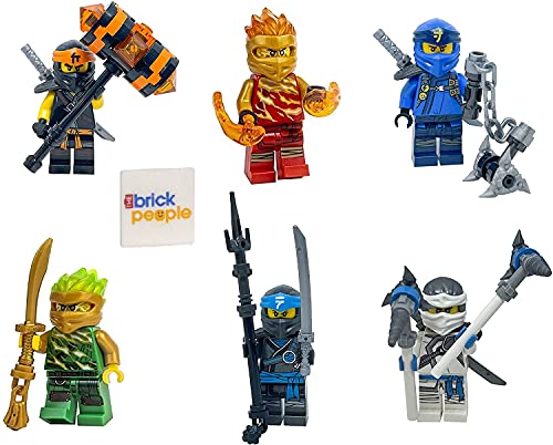 LEGO Ninjago Forbidden Spinjitzu - Pack de combo (con Weapons) - Lloyd Zane Jay NYA Cole Kai