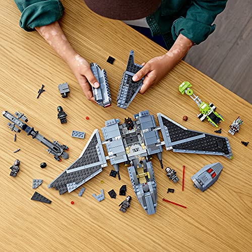 LEGO - Star Wars - Lanzadera de ataque de The Bad Batch, impresionante juguete con 2 velocidades, mini figuras de clones de The Bad Batch, 969 piezas, modelo 75314