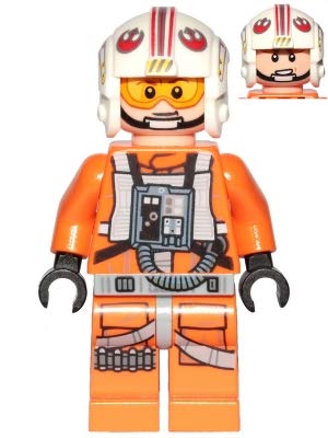 LEGO Star Wars Luke Skywalker Pilot Minifigure Desde 75301 (Embolsado)