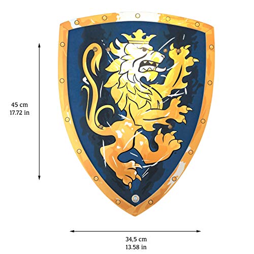 Liontouch 113LT Noble Escudo de Caballero de Juguete de Espuma, Color Azul | Forma Parte de una línea de Disfraces para niños