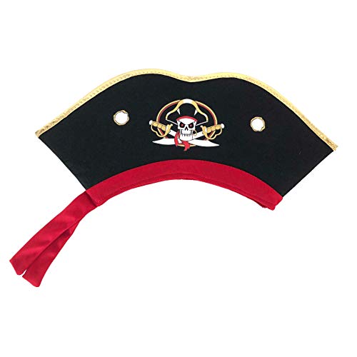 Liontouch 18104LT Sombrero de Juguete del Pirata Capitán Cross para niños | Forma Parte de la línea de Disfraces para niños