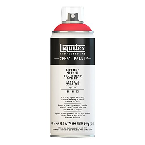 Liquitex - Acrílico en Spray, 400 ml, Rojo (Rojo De Cadmio Medio)