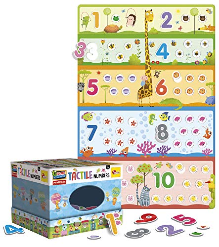 Lisciani - Montessori - Caja táctil con números - Juego Educativo Preescolar para niños a partir de 3 años